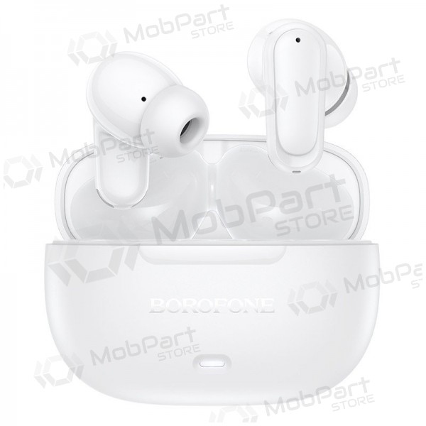 Ασύρματα ακουστικά Borofone BW96 Bluetooth ANC ENC USB-C λευκά
