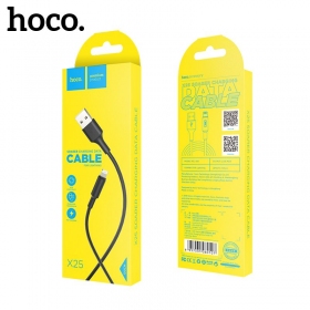 USB καλώδιο HOCO X25 lightning 1.0m (μαύρος)