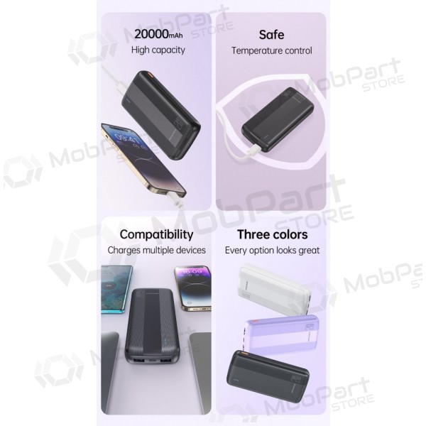 Εξωτερική μπαταρία Power Bank Awei P19K 5V/2.4A 20000mAh μαύρος