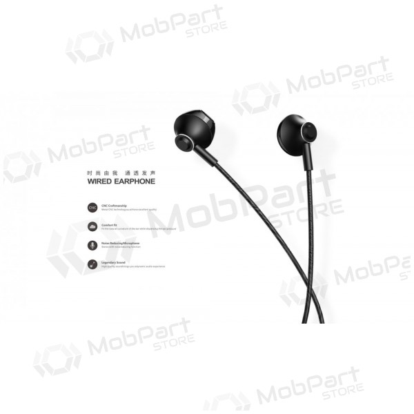 Handsfree ακουστικα Remax RM-711 3,5mm (μαύρος)