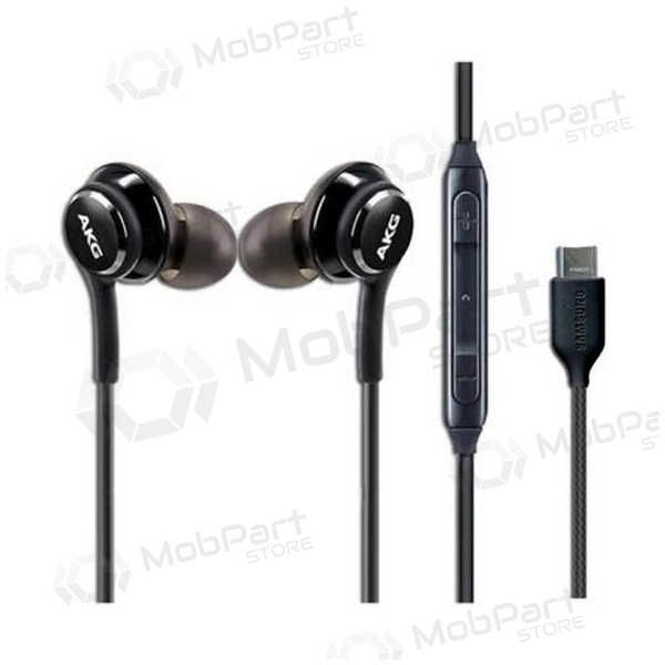 Handsfree ακουστικα Samsung AKG Note 10 / Note 10+ (GH59-15252A) Type-C (μαύρος)