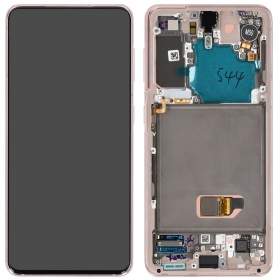 Samsung Galaxy S21 5G οθόνη (μωβ) (με πλαίσιο) (γνησια)
