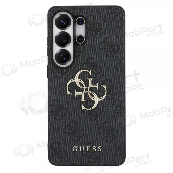 Θήκη Samsung Galaxy S26 Ultra - Guess PU 4G Metal Logo (γκρι)