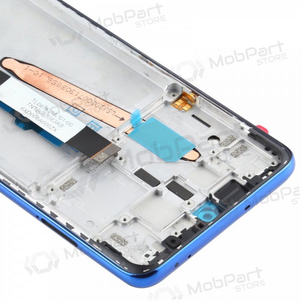 Xiaomi Poco X3 / X3 NFC οθόνη (μπλε) (με πλαίσιο) (service pack) (γνησια)