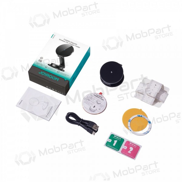 Automobilinis laikiklis-φορτιστής Joyroom JR-ZS408 (dashboard) 15W μαύρος