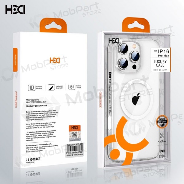 Θήκη Apple iPhone 16 Pro Max -HDD Clear MagSafe Case- (διαφανής)