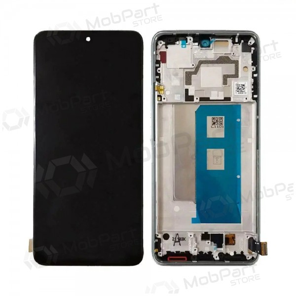 Οθόνη Xiaomi Poco F5 Pro 5G (μαύρη) (με πλαίσιο) (γνήσια)
