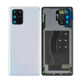 Samsung G770 Galaxy S10 Lite πίσω κάλυμμα μπαταρίας άσπρο (Prism White) (μεταχειρισμένος grade C, γνησια)