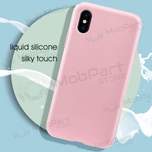 Θήκη Apple iPhone 13 mini - Liquid Silicone 1.5mm (ροζ)