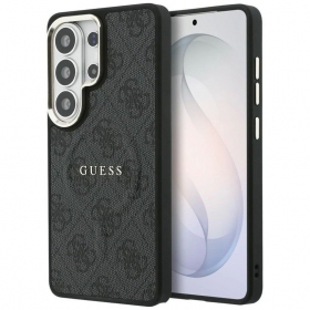 Θήκη Samsung Galaxy S26 Ultra - Guess PU Leather 4G Gold Frame Magnetic