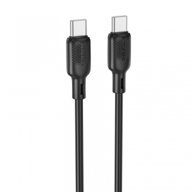 USB καλώδιο Borofone BX113 60W USB-C to USB-C 2.0m μαύρος