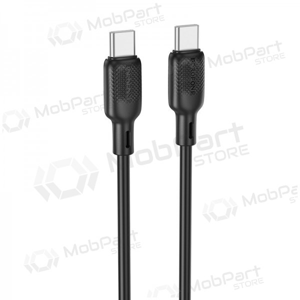 USB καλώδιο Borofone BX113 60W USB-C to USB-C 2.0m μαύρος