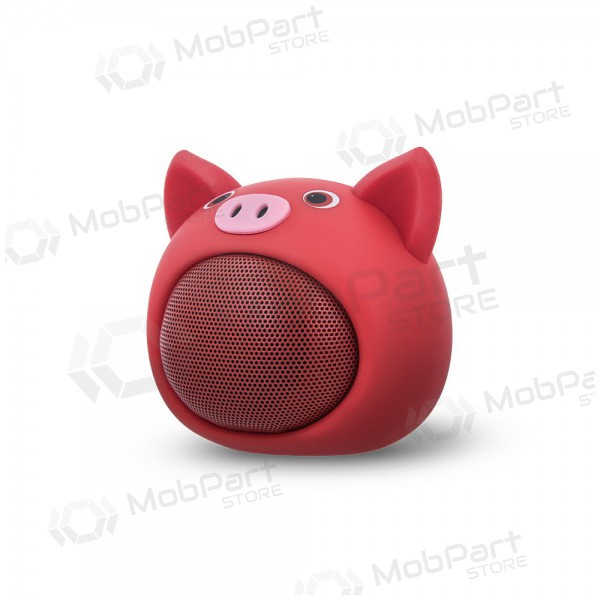 Φορητό ηχείο Bluetooth Forever Sweet Animal Pig Rose ABS-100