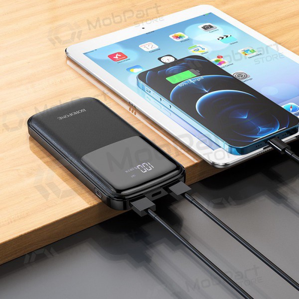 Εξωτερική μπαταρία Power Bank Borofone BJ17 2xUSB 10000mAh μαύρος