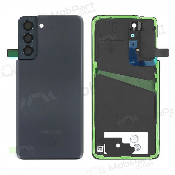 Samsung G991 Galaxy S21 5G πίσω κάλυμμα μπαταρίας (Phantom Grey) (μεταχειρισμένος grade A, γνησια)