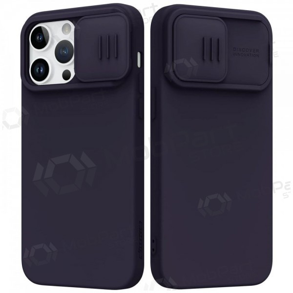 Θήκη Apple iPhone 14 - Nillkin Silicone (σκούρο μοβ)