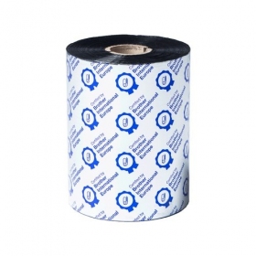 Brother BWS-1D600-110 Τυπική ταινία μελάνης θερμικής μεταφοράς κεριού 110mm x 600m, Μαύρο