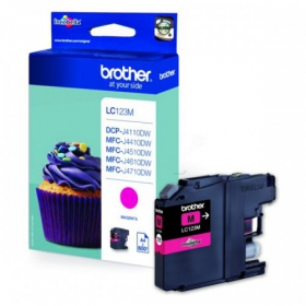 Brother LC 123 (LC123M), πορφυρή κασέτα για εκτυπωτές inkjet