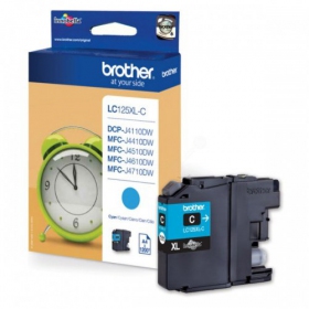 Brother LC125XLC (LC125XLC), κυανή κασέτα για εκτυπωτές inkjet