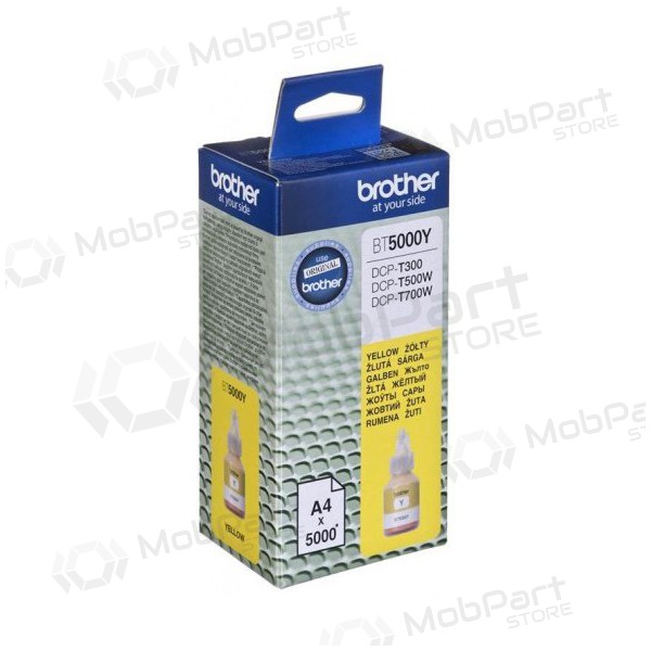 Brother DCP-T300/ T500W/ T700W (BT5000Y), κίτρινος κασέτα για εκτυπωτές inkjet, 5000 σελίδες.