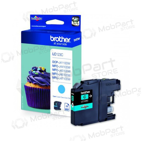 Brother LC 123 (LC123C),  κασέτα για εκτυπωτές inkjet