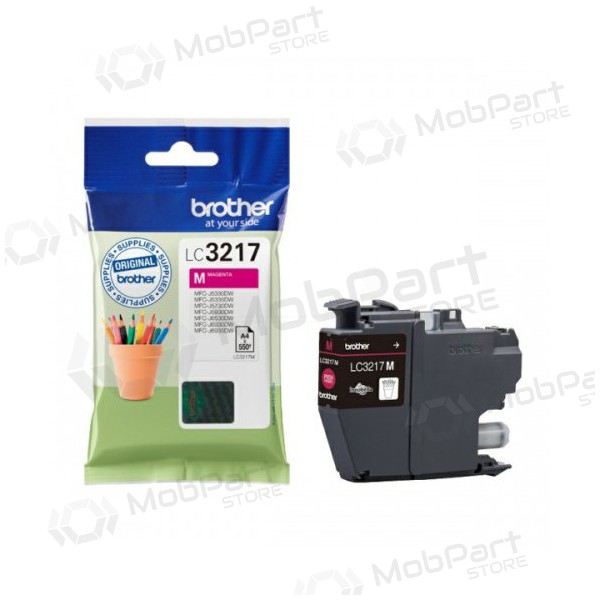 Brother LC 3217 (LC3217M), πορφυρή κασέτα για εκτυπωτές inkjet, 550 σελ.