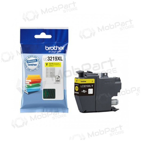 Brother LC 3219 (LC3219XLY), κίτρινη κασέτα για εκτυπωτές inkjet, 1500 σελ.