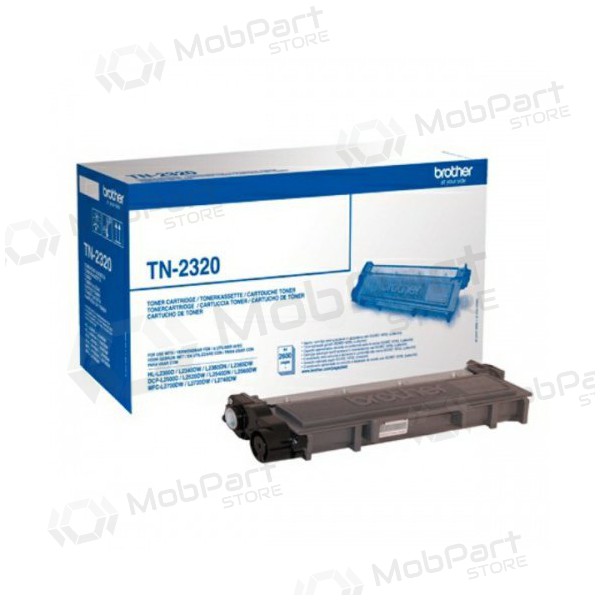 Brother TN-2320 (TN2320), μαύρη κασέτα για εκτυπωτές λέιζερ, 2600 σελ.