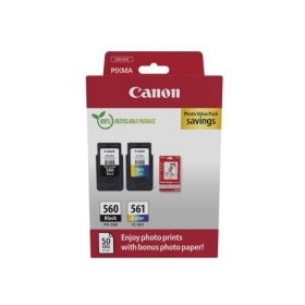 Canon CRG PG-560/CL-561 + Photo Paper Value Pack (3713C008) Σετ δοχείων μελάνης, BK/CMY