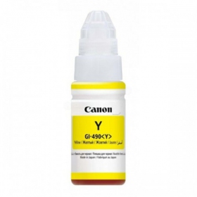 Canon GI-490 μελάνι αναπλήρωσης - 0666C001, κίτρινη κασέτα για εκτυπωτές inkjet
