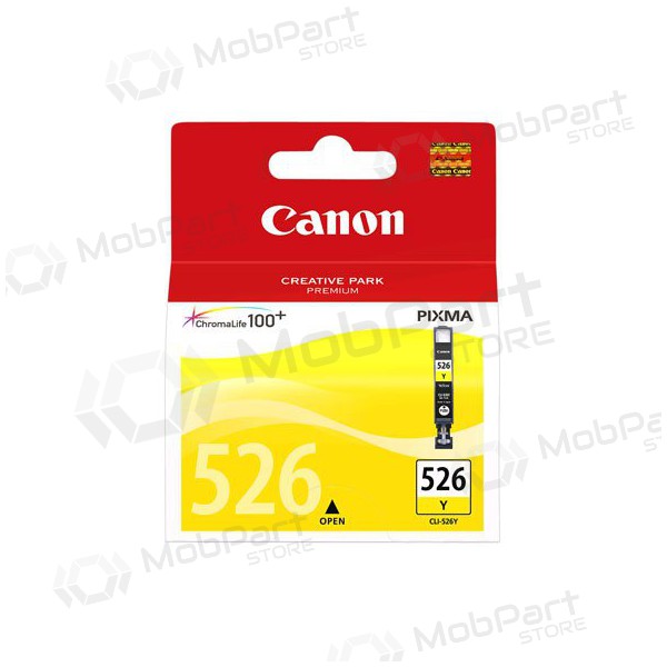 - Canon CLI-526 (4543B001), κίτρινη φύσιγγα για εκτυπωτές inkjet
