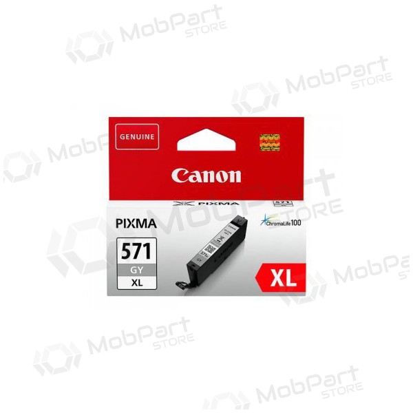 Canon CLI-571XLGY (0335C001), γκρι κασέτα για εκτυπωτές inkjet, 289 σελ.