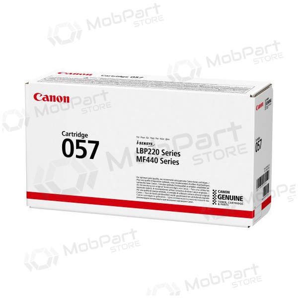 Canon CRG 057 (3009C002) μαύρος κασέτα για εκτυπωτές λέιζερ, 3100 σελίδες.