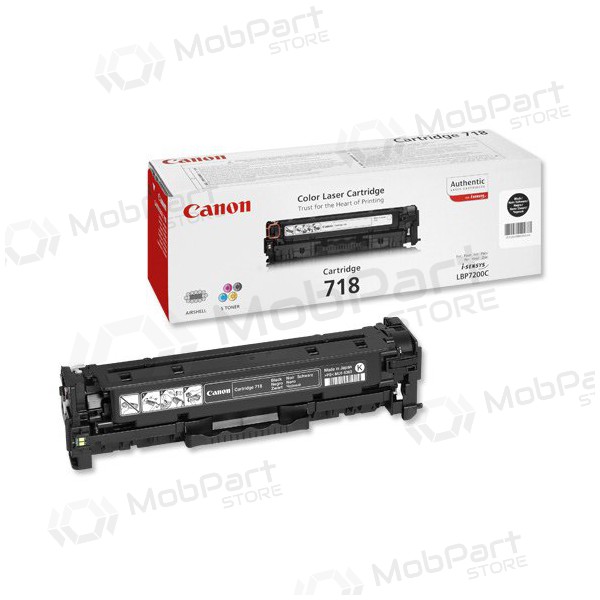 Canon CRG 718 (2662B002) μαύρο τόνερ για εκτυπωτές λέιζερ, 3400 σελ.