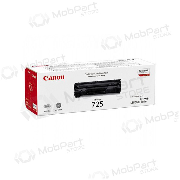 Canon CRG 725 (3484B002) μαύρο τόνερ για laser εκτυπωτές, 1600 σελ.