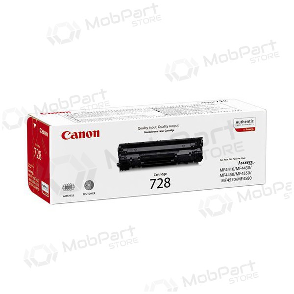 Canon CRG 728 (3500B002) μαύρη κασέτα για εκτυπωτές λέιζερ, 2100 σελ.