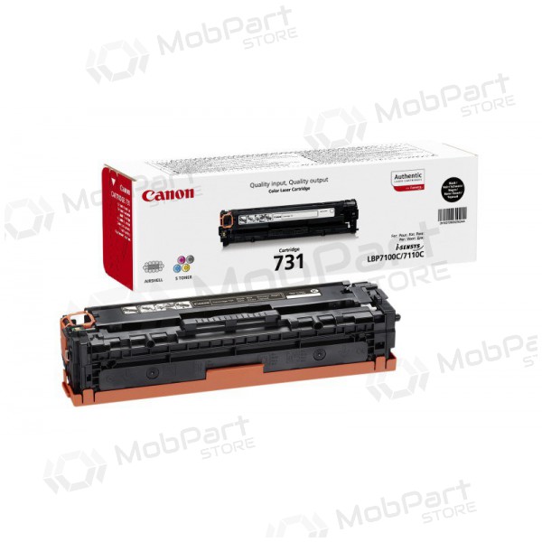 Τόνερ Canon CRG 731 (6272B002) μαύρο για εκτυπωτές λέιζερ, 1400 σελίδες.