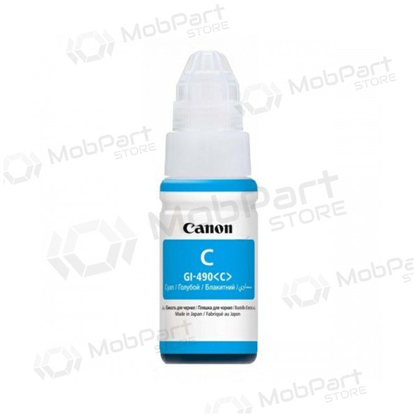 Canon GI-490 μελάνι αναπλήρωσης (0664C001), κυανή κασέτα για εκτυπωτές inkjet