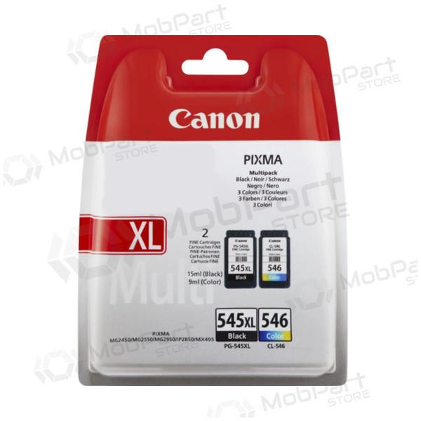 Canon PG-545XL/CL-546 (8286B010) Σετ δοχείων μελάνης, BK/CMY