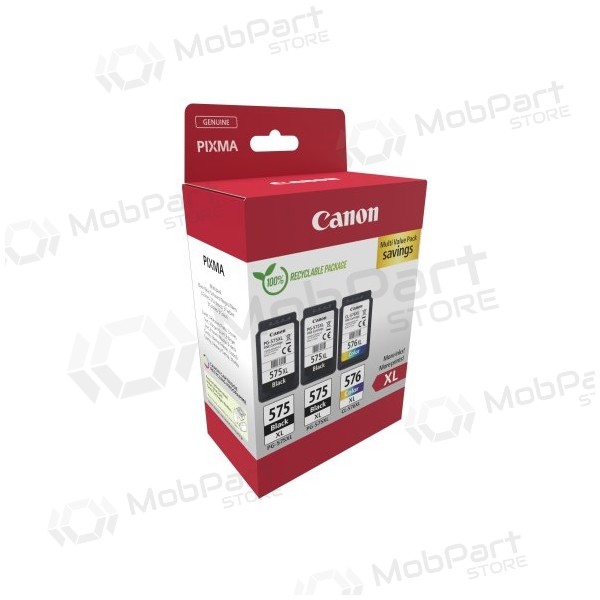 Canon PG-575XL/CL-576XL (5437C004) Σετ δοχείων μελάνης, BK/CMY