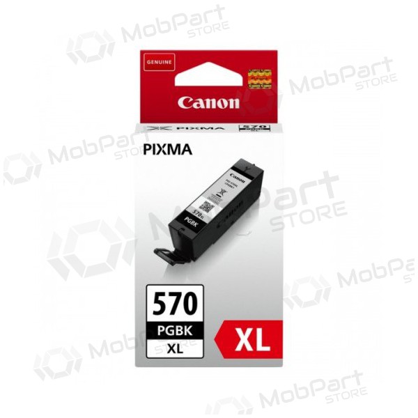 - Canon PGI-570XL PGBK (0318C001), μαύρο μελανοδοχείο για εκτυπωτές inkjet, 500 σελίδες.
