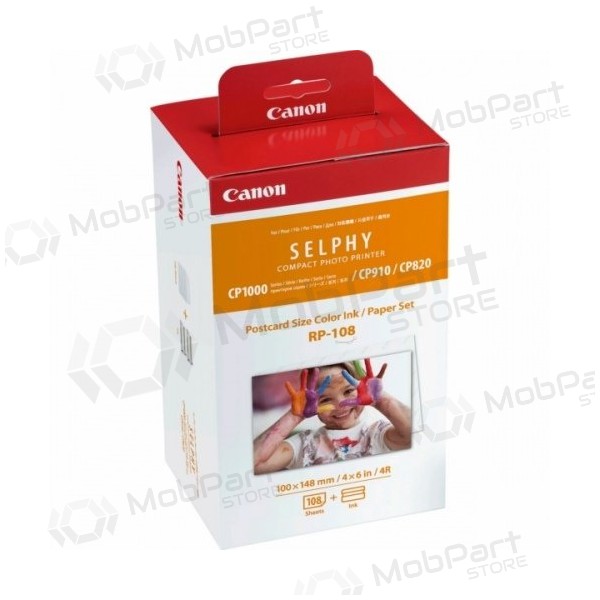 Canon RP-108 Colour (8568B001) μελάνι + 100x148mm χαρτί (108 φύλλα)