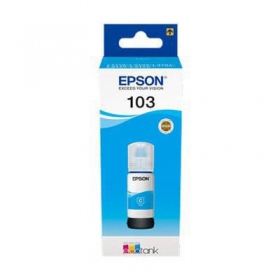 Epson 103 EcoTank (C13T00S24A), κυανή κασέτα για εκτυπωτές inkjet, 65 ml