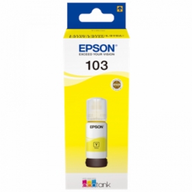 Epson 103 EcoTank (C13T00S44A) Μπουκάλι αναπλήρωσης μελάνης, Κίτρινο