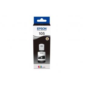 Epson 105 EcoTank (C13T00Q140) Μπουκάλι αναπλήρωσης μελάνης, Μαύρο