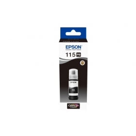 Epson 115 EcoTank (C13T07D14A) Μπουκάλι αναπλήρωσης μελάνης, Φωτογραφικό Μαύρο