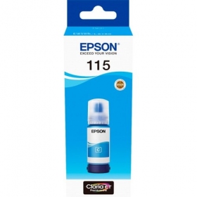 Epson 115 EcoTank (C13T07D24A) Μπουκάλι αναπλήρωσης μελάνης, Κυανό