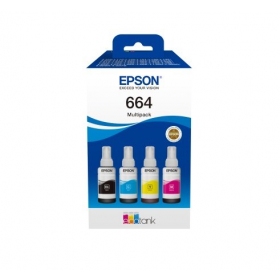 Epson 664 EcoTank (C13T66464A) Σετ μπουκαλιών αναπλήρωσης μελάνης, CMYK