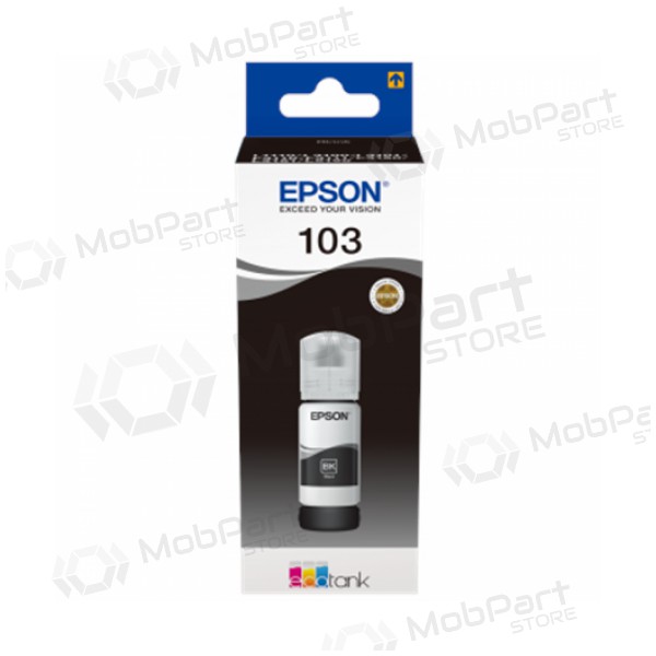Epson 103 EcoTank (C13T00S14A), μαύρο μελάνι για εκτυπωτές inkjet, 65 ml