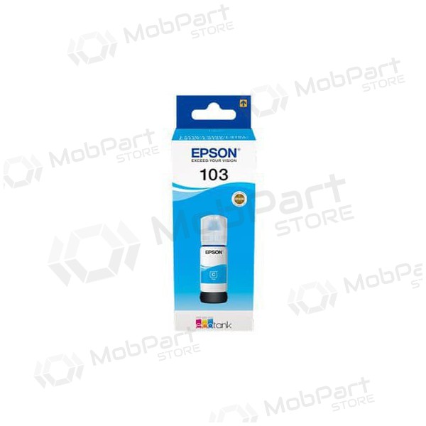 Epson 103 EcoTank (C13T00S24A), μπλε κασέτα για εκτυπωτές μελάνης, 65 ml
